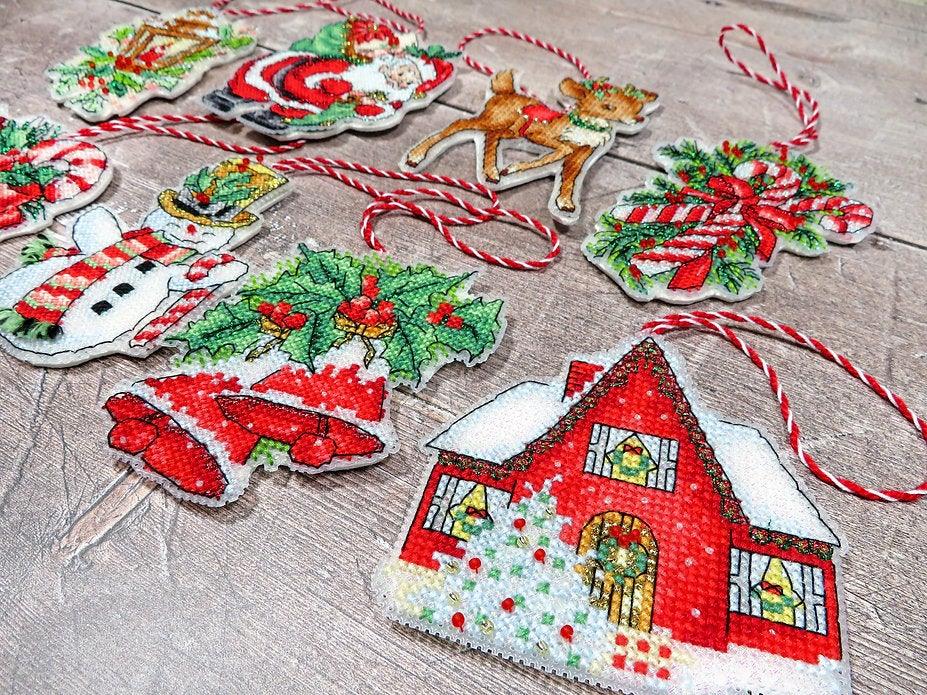 Counted Cross Stitch Kit Christmas toys kit nr.1 Leti966 - Wizardi