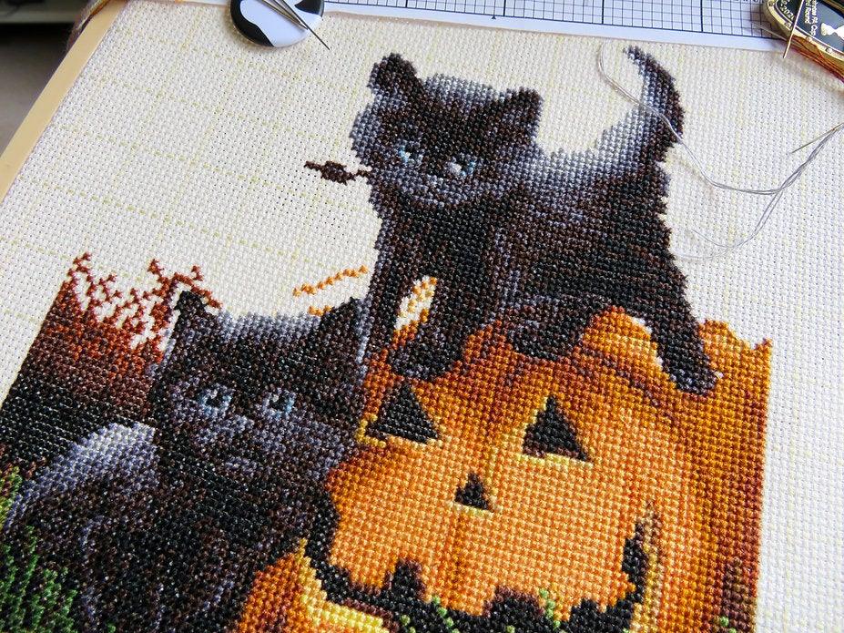 Counted Cross Stitch Kit Did we scare you? Leti964 - Wizardi