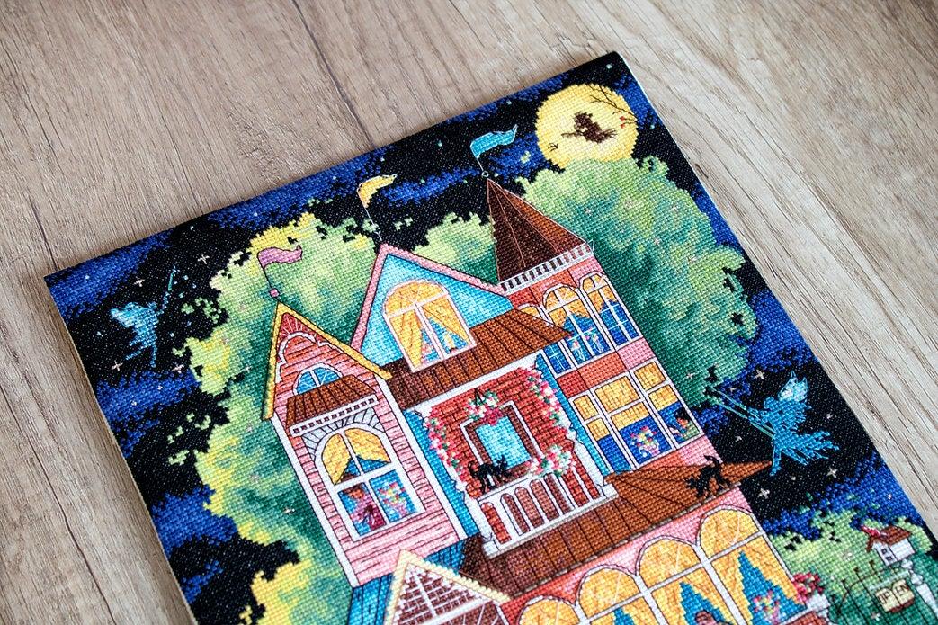 Counted Cross Stitch Kit Fairy tale house Leti937 - Wizardi