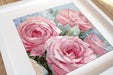 Counted Cross Stitch Kit Pale Pink Roses Leti928 - Wizardi