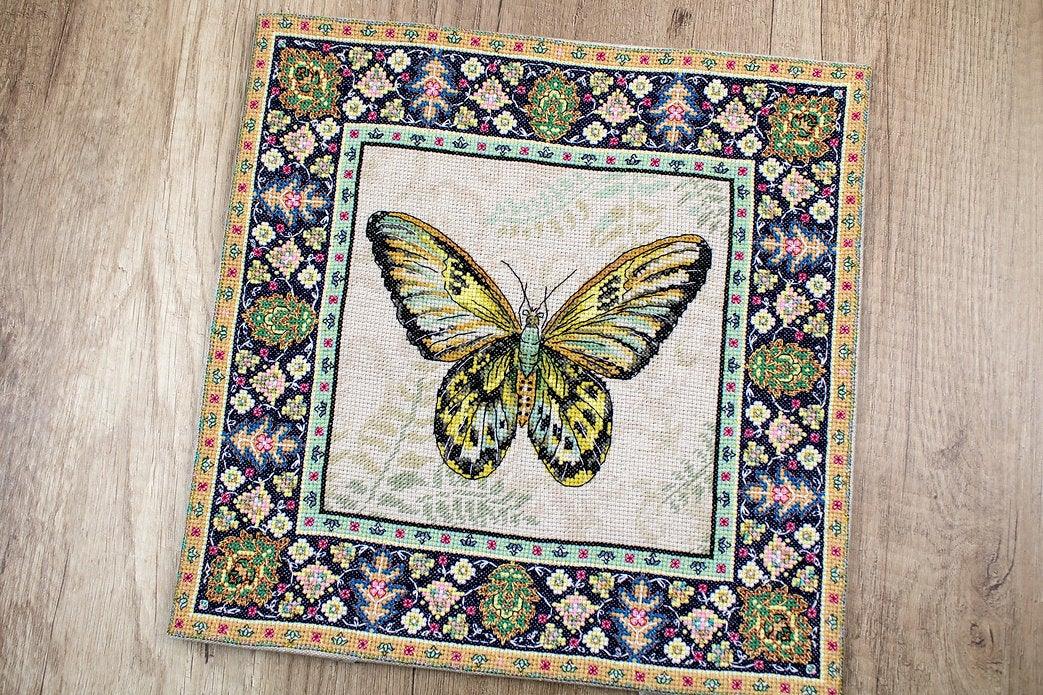 Counted Cross Stitch Kit Vintage Butterfly Leti981 - Wizardi