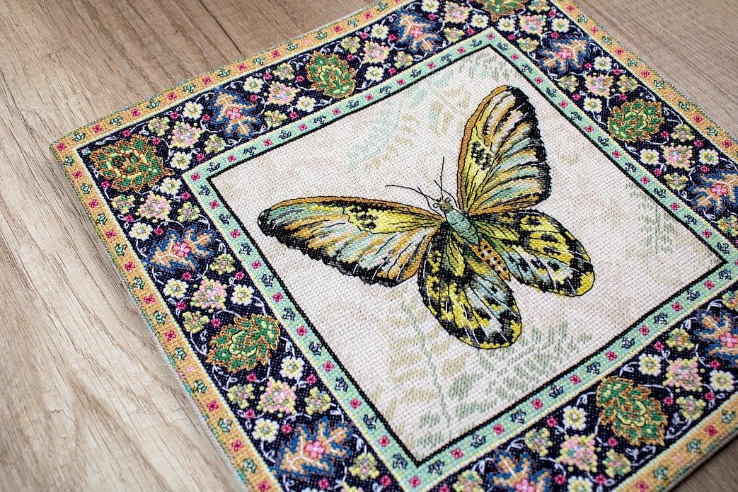 Counted Cross Stitch Kit Vintage Butterfly Leti981 - Wizardi