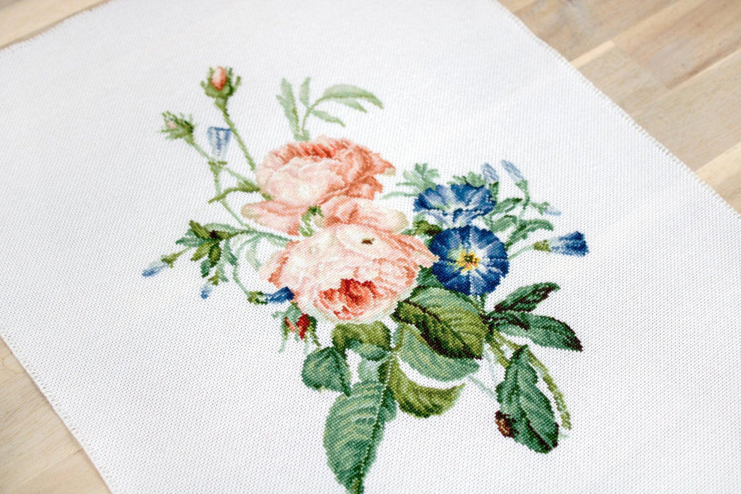 Bouquet with Roses B2351L Counted Cross-Stitch Kit