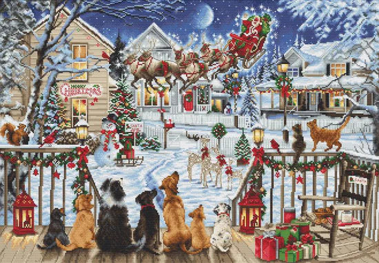 Pets On The Porch B2423L Counted Cross-Stitch Kit