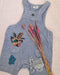 Cross Stitch on Clothes Airy Bouquet B-243 / SV-243 - Wizardi