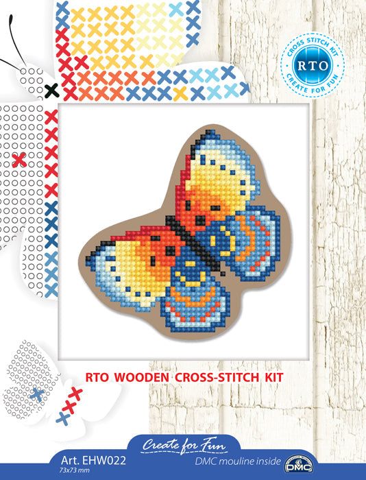 Kit for decorating with perforated wooden form EHW022