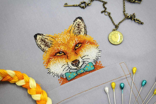 Fox Cross Stitch on Clothes kit SV-242 / SB-242 - Wizardi