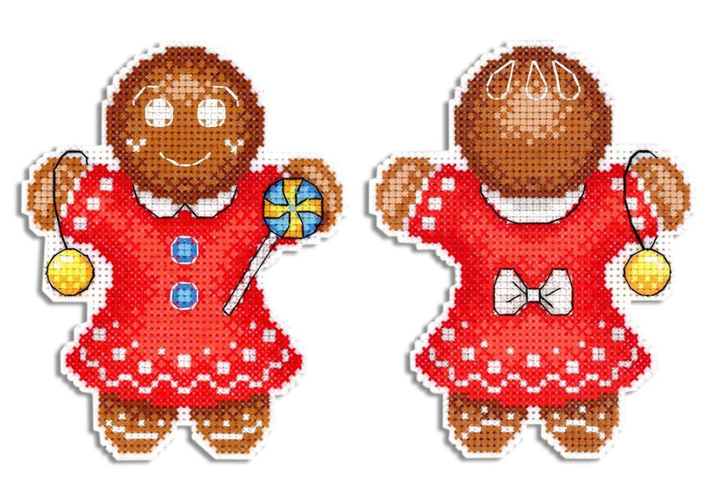 Gingerbread Cookie SR-583 Cross stitch kit - Wizardi