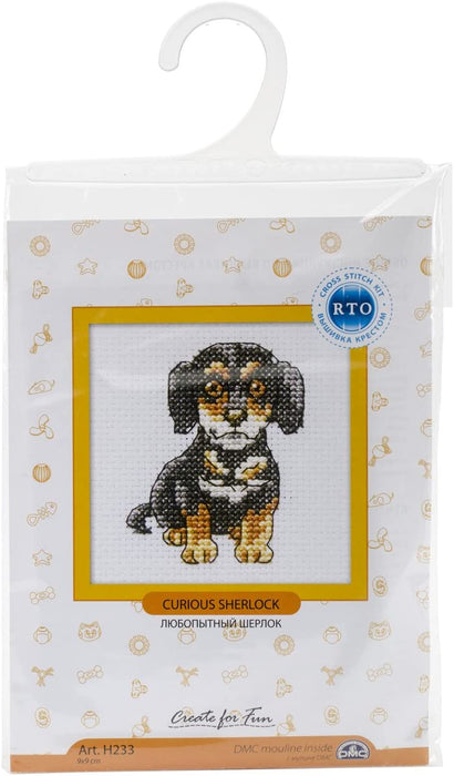 Curious Sherlock H233 Counted Cross Stitch Kit