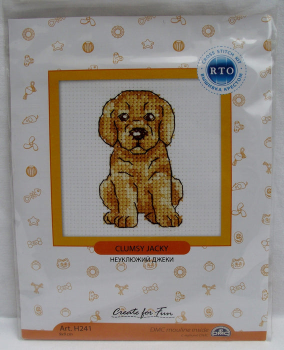 Clumsy Jackie H241 Counted Cross Stitch Kit