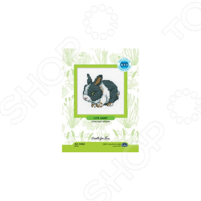 Cute rabbit H262 Counted Cross Stitch Kit