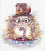 Hedgehog Gentleman 1179 Counted Cross Stitch Kit - Wizardi