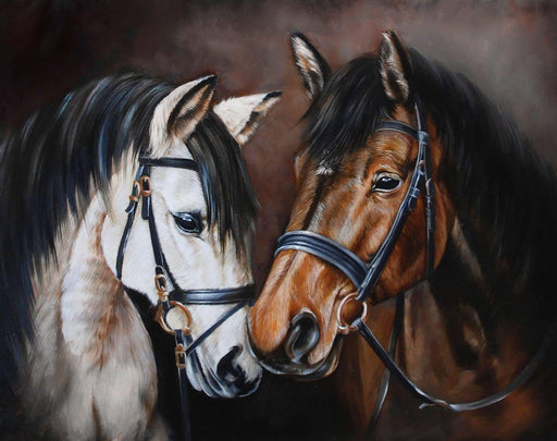 Horse Tenderness WD2469 14.9 x 18.9 inches - Wizardi