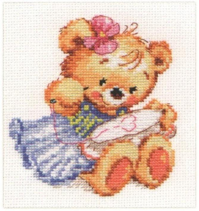 I love to embroider! 0-93 Cross-stitch kit - Wizardi