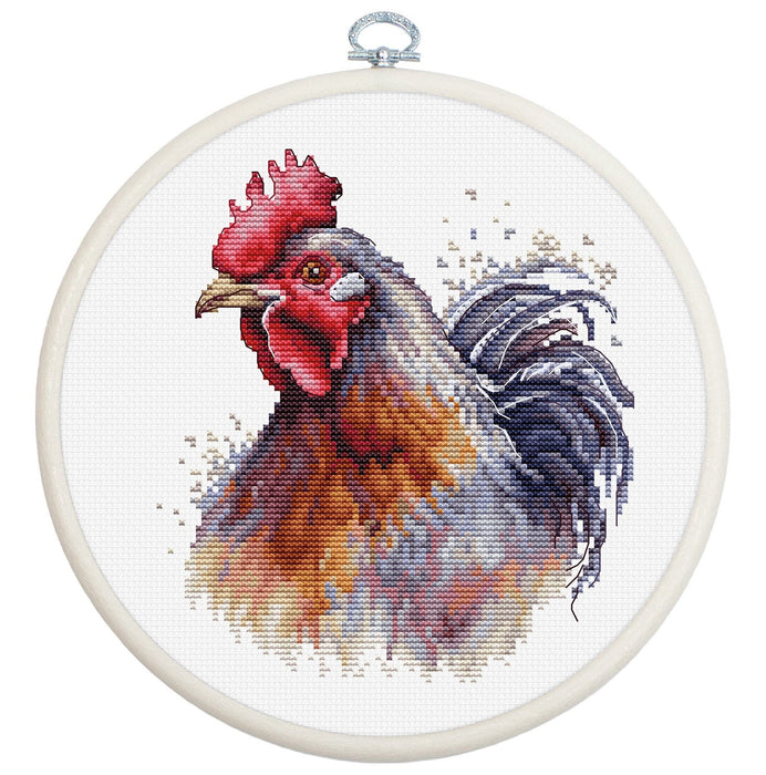The Cock BC217L Counted Cross-Stitch Kit