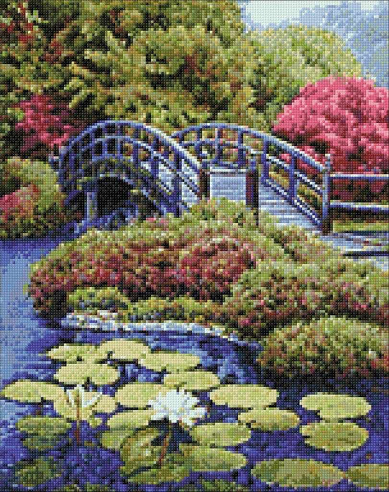 Japanese Garden WD096 14.9 x 18.9 inches - Wizardi