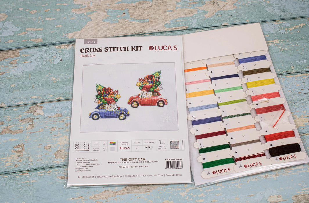 The Gift Car JK035L Counted Cross-Stitch Kit