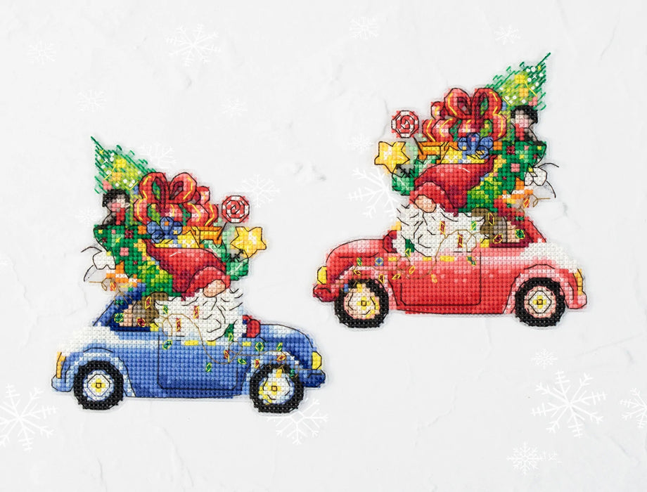 The Gift Car JK035L Counted Cross-Stitch Kit