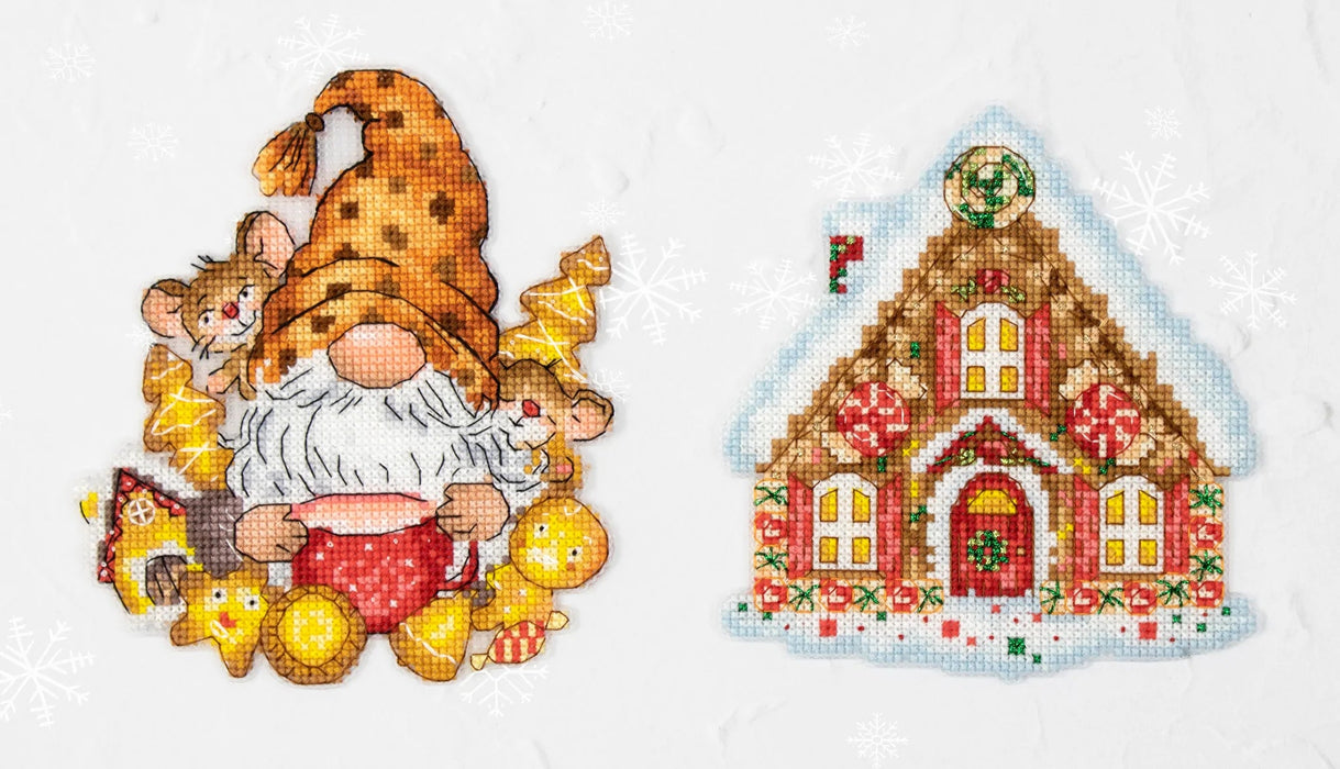 The Gnom & The House JK036L Counted Cross-Stitch Kit