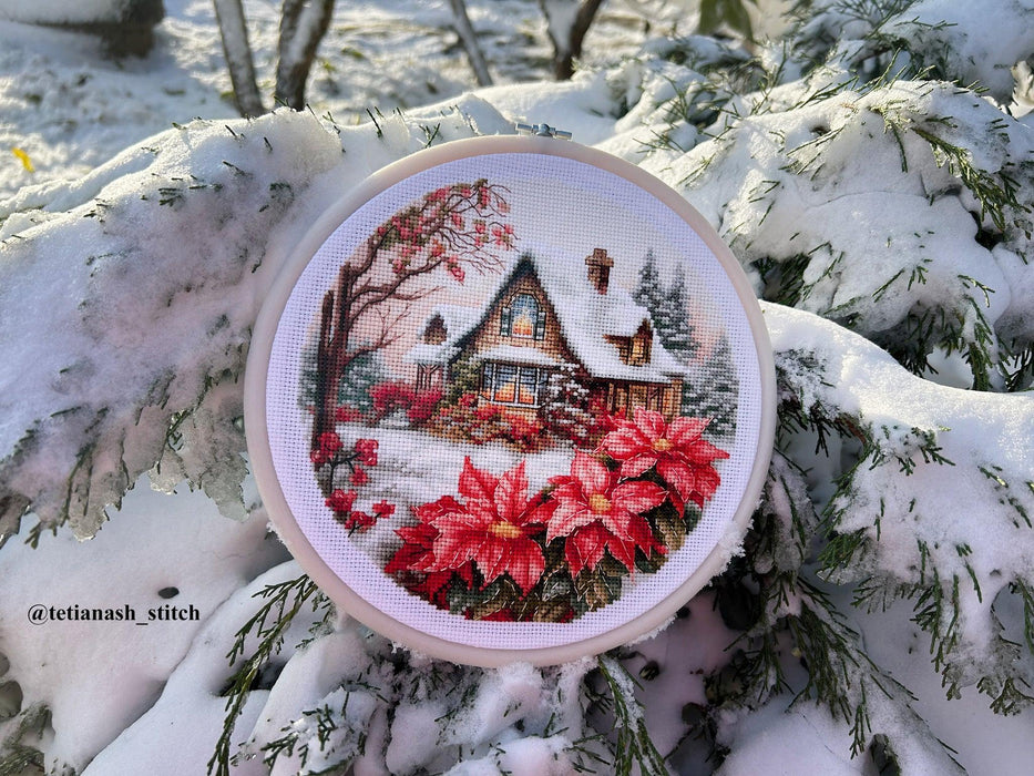 Little House in The Forest BC227L Counted Cross-Stitch Kit
