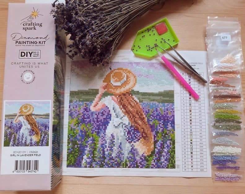 Little Sheep CS2370 7.9 x 7.9 inches Crafting Spark Diamond Painting Kit - Wizardi