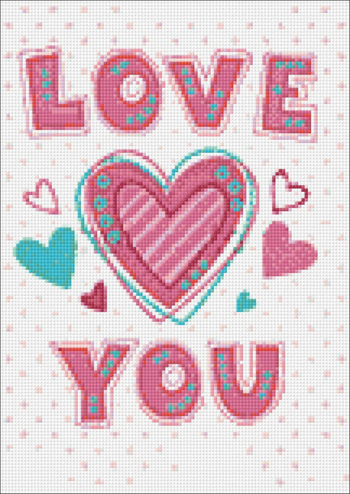 Love You WD2314 10.6 x 14.9 inches - Wizardi