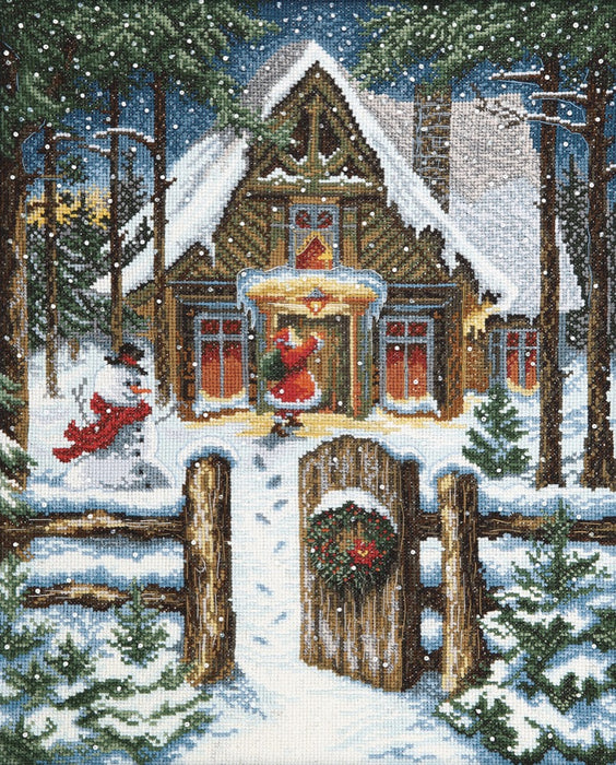 Cross-stitch kit M-368C "On the eve of the holidays"