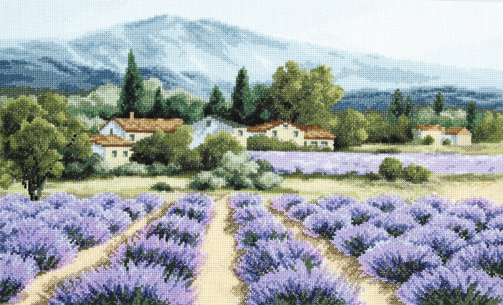 Cross-stitch kit M-416C "Mountain lavender"