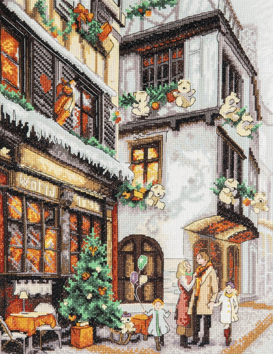 Cross-stitch kit M-478C "Looking for gifts"