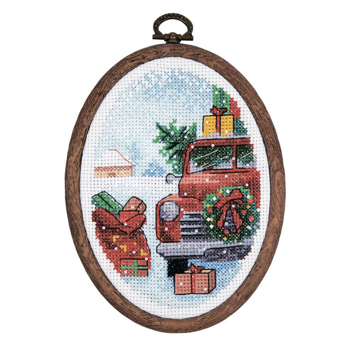 M-502C Counted cross stitch kit series "Preparing for the Holidays"