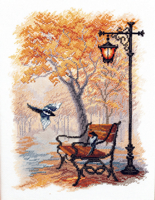 Counted cross stitch kit In the autumn park M-538C
