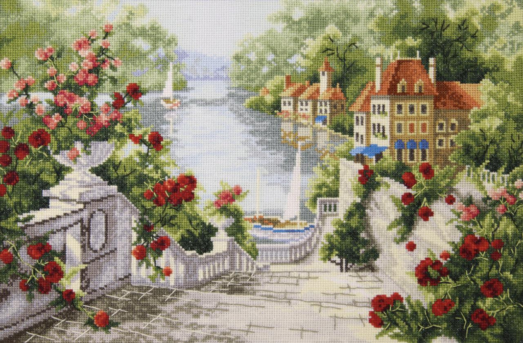 Cross-stitch kit M-406C Counted cross stitch kit series "Holidays by the sea"