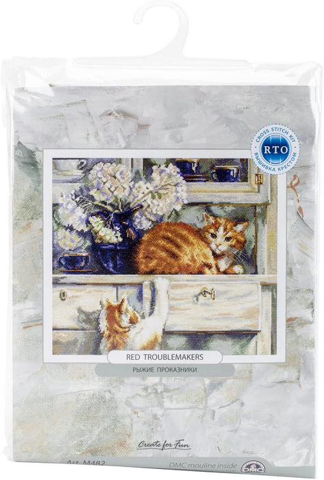 Red troublemakers M482 Counted Cross Stitch Kit