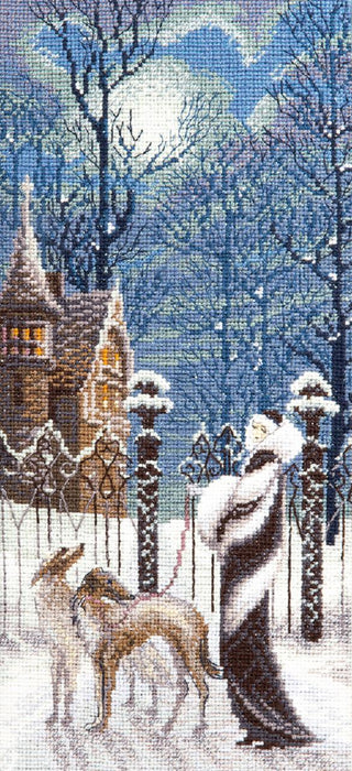 M-497C Counted cross stitch kit "Frosty morning"