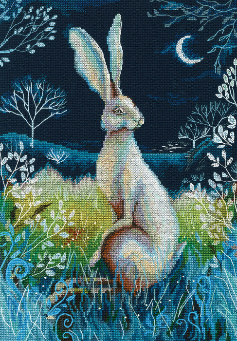 Hare by night M611 Counted Cross Stitch Kit