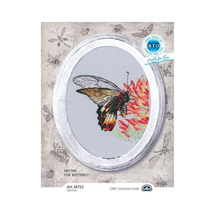 Nectar for butterfly M755 Counted Cross Stitch Kit