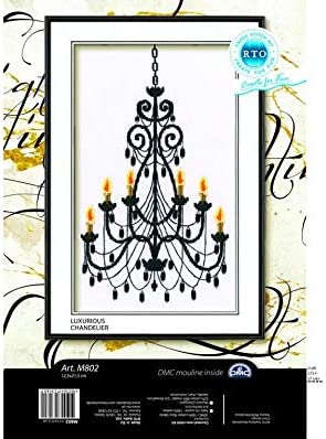 Luxurious chandelier M802 Counted Cross Stitch Kit