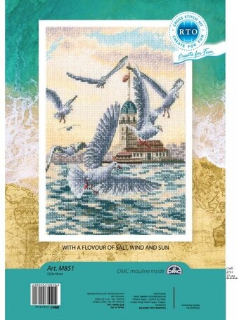With the flavour of salt, wind and sun M851 Counted Cross Stitch Kit