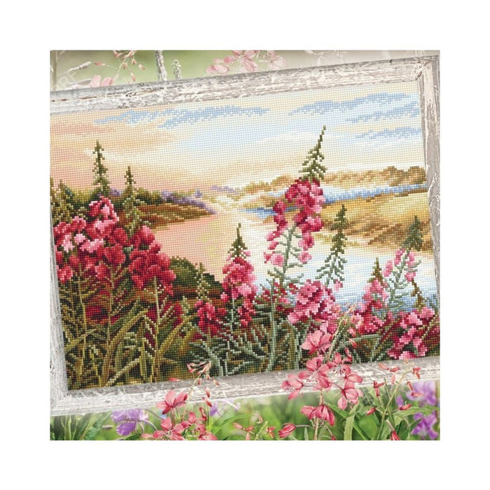 Where the fireweed blooms M881 Counted Cross Stitch Kit
