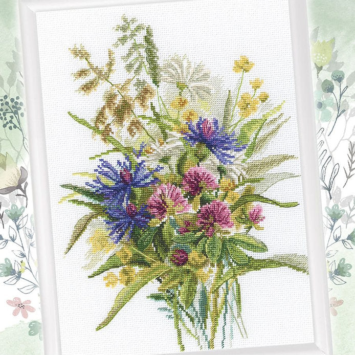 Charm of summer herbs M883 Counted Cross Stitch Kit