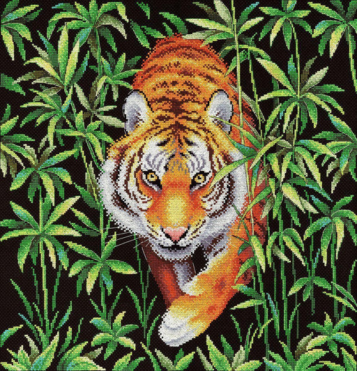 Master of the Jungle HB-756 Cross stitch kit - Wizardi