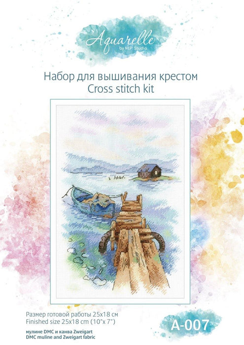 Morning at the Pier Cross Stitch Kit A-007 / SA-007 - Wizardi
