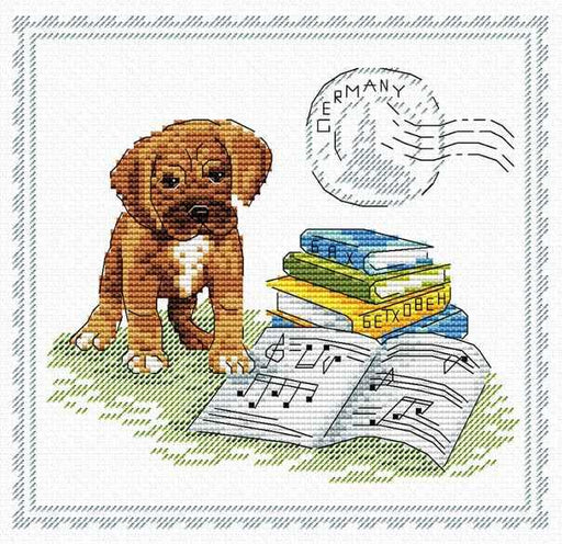 My Best Friend. Germany SM-072 Cross-stitch kit - Wizardi