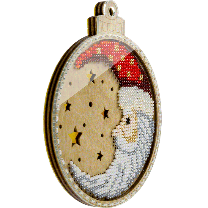Bead embroidery kit on wood FLK-365