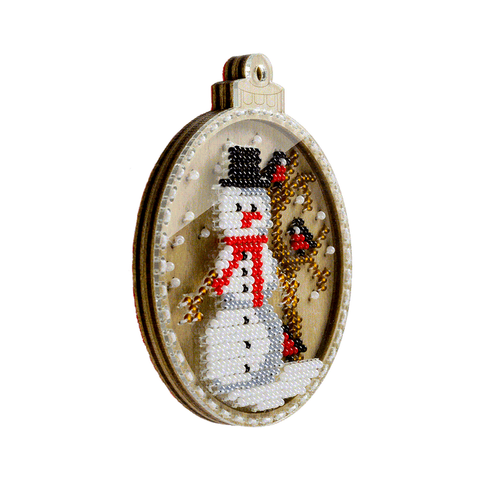 Bead embroidery kit on wood FLK-368