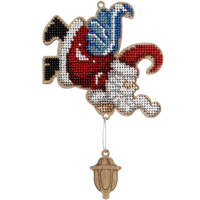 Bead embroidery kit on wood FLK-455