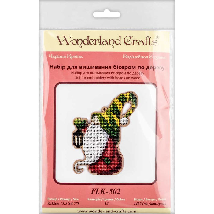 Set for embroidery with beads on wood FLK-502