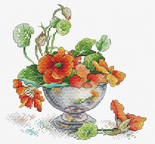 Nasturtium SM-610 Cross-stitch kit - Wizardi