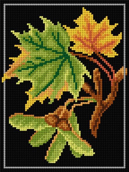 Needlepoint canvas for halfstitch without yarn Maple 3246F - Printed Tapestry Canvas - Wizardi