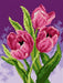 Needlepoint canvas for halfstitch without yarn Tulip 2596F - Printed Tapestry Canvas - Wizardi